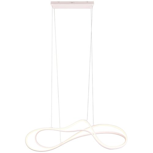 Trio Select Bijela LED viseća svjetiljka s metalnim sjenilom Nala &amp;ndash; Slike
