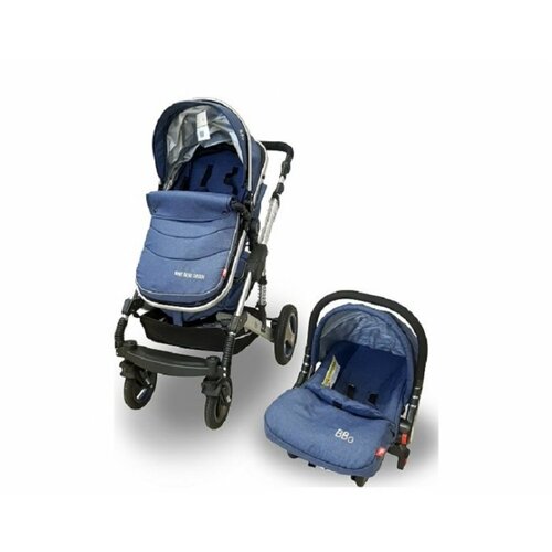 Bbo kolica za bebe GS-T106 matrix set- plava Slike