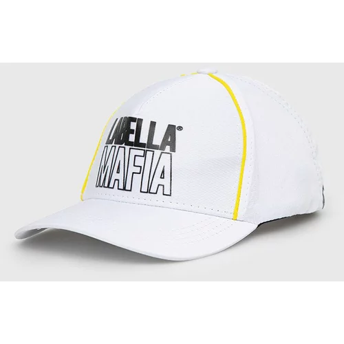 LaBellaMafia Kapa sa šiltom boja: bijela, s tiskom