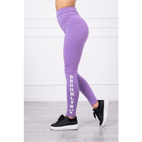 Kesi Brooklyn dark purple leggings Slike