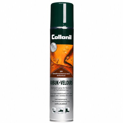 Collonil Impregnacijsko pr&amp;scaron;ilo Nubuk + Velours - temno rjava Slike
