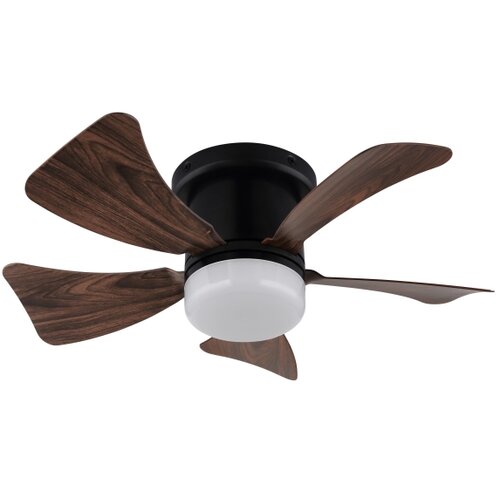  ZEVENTI - LED stropni ventilator MUNDAKA LED/10W/230V, prigu&amp;scaron;iva, braon + daljinski upravljač Slike