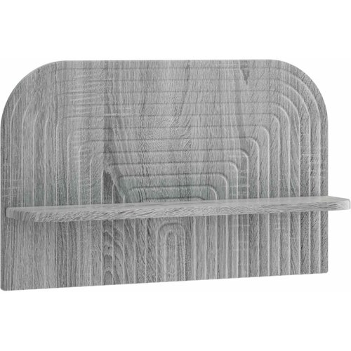  Zidna polica 2 kom. Siva Sonoma 60 x 13,5 x 37,5 cm Slike