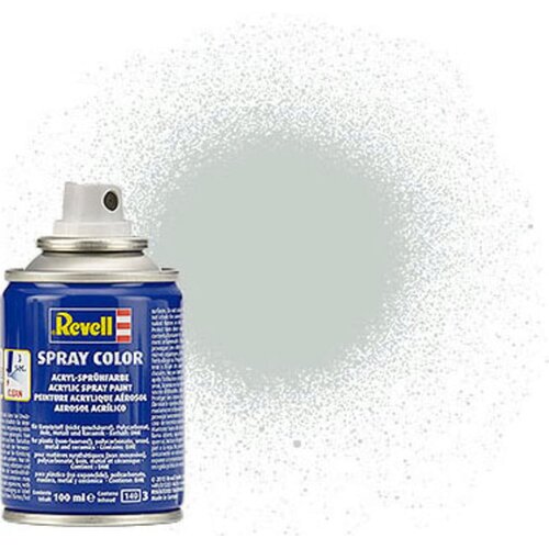 Revell Aerosol Paint - Light Grey Semi-Gloss, 100 ml Slike