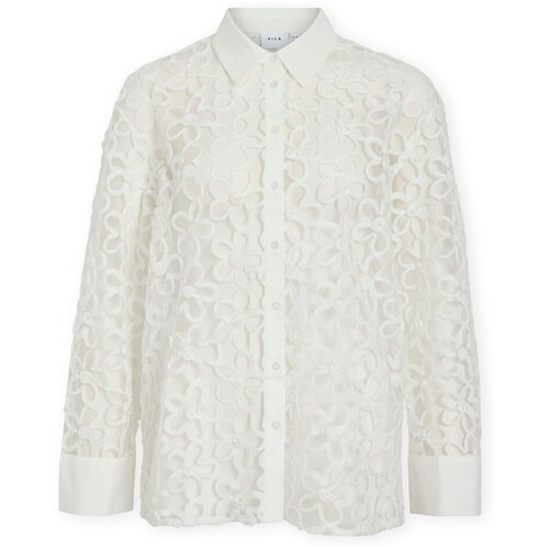 Vila Srajce & Bluze Baja Shirt - Snow White Bela Cene
