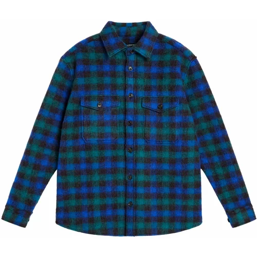 J.Lindeberg Prehodna jakna 'Carter Check' modra / zelena / črna