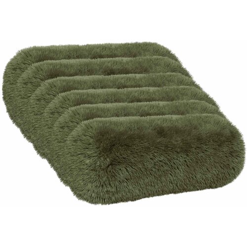  Presvlaka za jastuk 6 pcs HEERLEN Zelena &amp;Oslash; 15 x 40 cm PV flis Slike