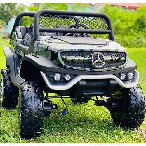  Auto na akumulator džip DVOSED Unimog maskirni (Model 318-1) Cene