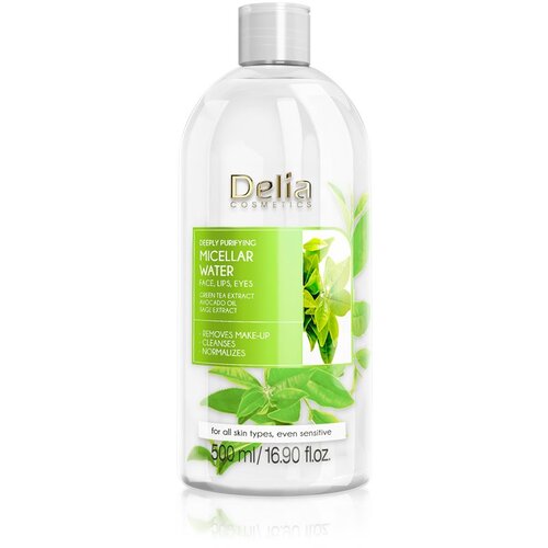Delia Cosmetics Micellar Water Green Tea osvježavajuća micelarna voda za čišćenje 500 ml Cijene