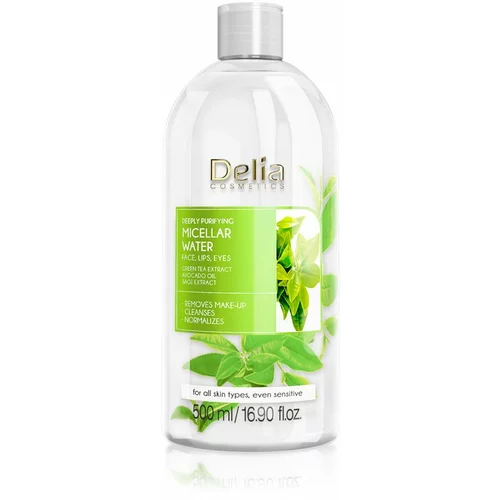 Delia Cosmetics Micellar Water Green Tea osvježavajuća micelarna voda za čišćenje 500 ml