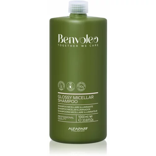 ALFAPARF MILANO Benvoleo Glossy nježni micelarni šampon za svakodnevnu uporabu 1000 ml