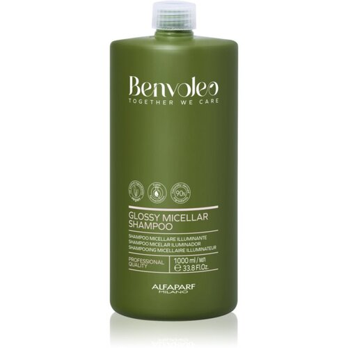 ALFAPARF MILANO Benvoleo Glossy nježni micelarni &amp;scaron;ampon za svakodnevnu uporabu 1000 ml Slike