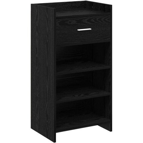 vidaXL Ormar za cipele Crni hrast 48 x 36 x 92 cm Konstruirano drvo - Crni hrast Cene