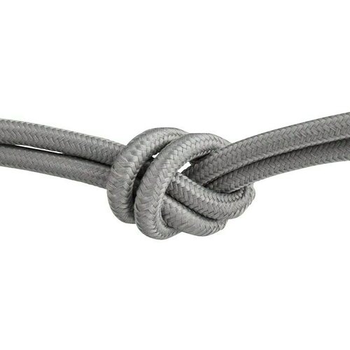 Home Sweet Home Tekstilni kabel na metar (Sive boje, 3-žilno, 0,75 mm&amp;sup2;) Slike