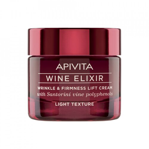 Apivita Wine Elixir Santorini Vine lahka krema proti gubam z učvrstitvenim učinkom 50 ml Slike