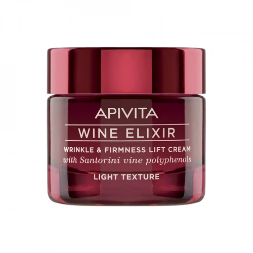 Apivita Wine Elixir Santorini Vine lahka krema proti gubam z učvrstitvenim učinkom 50 ml