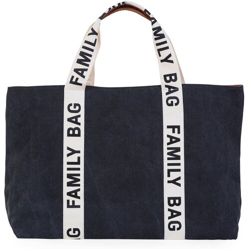 Childhome Family Bag Canvas Black putna torbica 55 x 40 x 18 cm 1 kom Slike