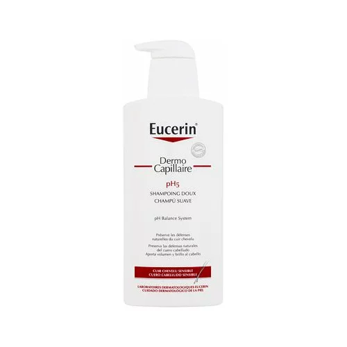 Eucerin dermocapillaire pH5 mild shampoo šampon za občutljivo lasišče 400 ml za ženske