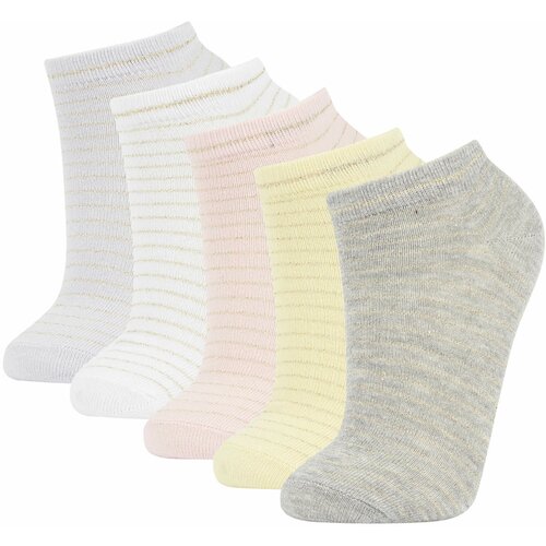 Defacto Women's Cotton 5 Pack Short Socks Slike