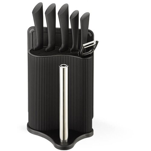 Maestro Kitchen cutting set MR-1413 Knife set (MR-1413-BLACK) Black Cene