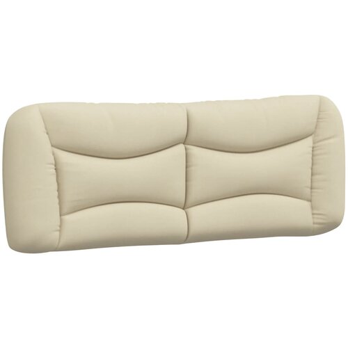 Maison Chic posteljno vzglavje - vzglavna omarica - vzglavna stranica krem 140 cm blago, (21704079) Cene
