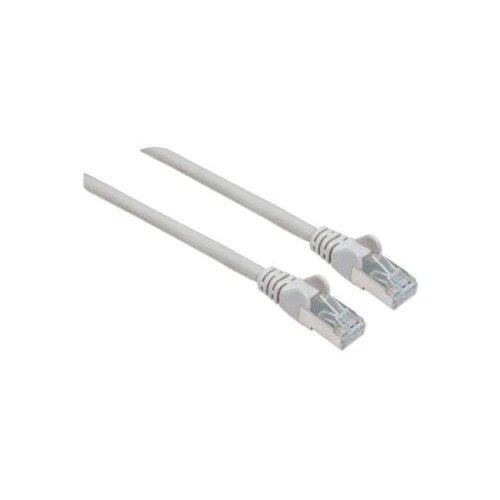 Intellinet 741095 RJ45 omrežni kabel\, Patch kabel CAT 6a S/FTP 15.00 m siva za&amp;scaron;čita iz folije\, pletena za&amp;scaron;čita\, za&amp;scaron;čiten\, brez halogena 1 kos, (20417958) Slike