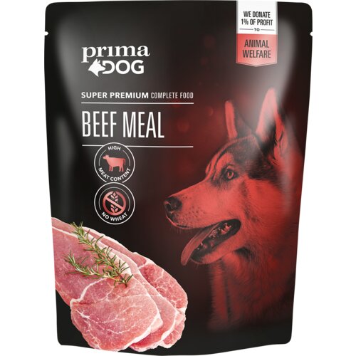 PRIMA DOG ukusan obrok sa govedinom 600g Cene