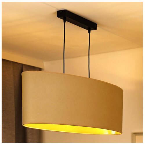  Duolla - Visilica na sajli OVAL VEGAN 2xE27/15W/230V krem boje Cene