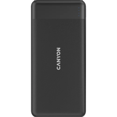 Canyon PB-109, Power bank 10000mAh Li-poly battery, Input Lightning &Type C : 5V/2A, 9V/2A PD 18W(Max), Output Type C 5V/3A,9V/2.2A,12V/1.5A 20W, Output USB A:5V3A,9V2A,12V1.5A,18W quick charging cable 0.3m, 144*68*16mm, 0.24kg, Black CNE-CPB1009B