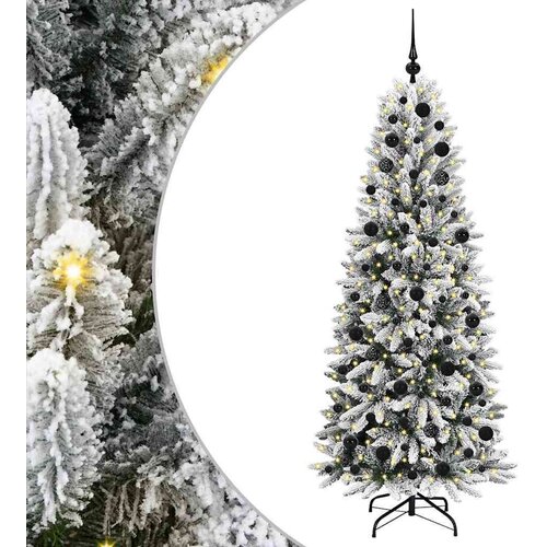 VidaXL Umjetno božićno drvce s stalakom Bijelo 73 x 73 x 180 cm Slike
