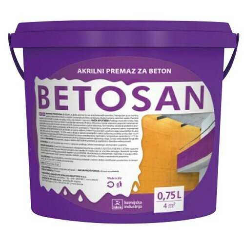  Betonska barva Betosan Extra (Rdeče barve, 750 ml) Slike