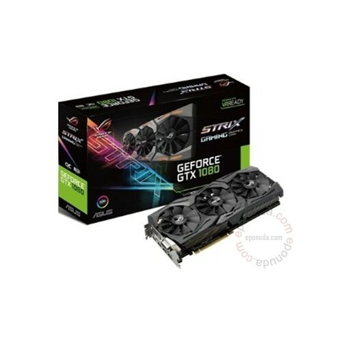 Asus nVidia GeForce GTX 1080 STRIX-GTX1080-8G-GAMING 8GB GDDR5 256bit grafička kartica Slike