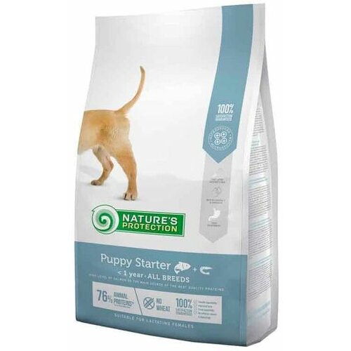 Natures Protection hrana za pse np puppy starter grain free salmon with krill all breeds 2 kg Slike