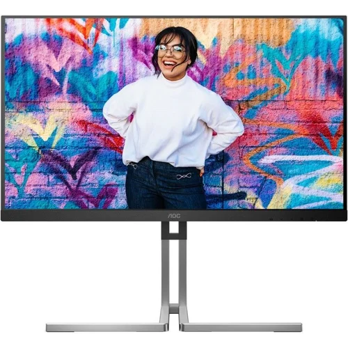 AOC Monitor LED U32U3CV 31.5" 3H Nano IPS 3840x2160 60Hz 1000:1 4ms 2xHDMI, 1xDP, USB-C 96W Speakers Full Ergonomic, 3y