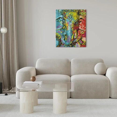  Slika za samostalno slikanje - Colourful Ganesha 40x50 Slike