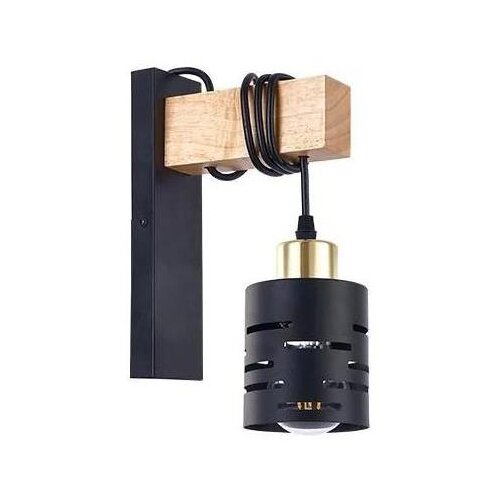  Zidna svetiljka ELEN 1xE27/35W/230V crna/zlatna/braon Slike