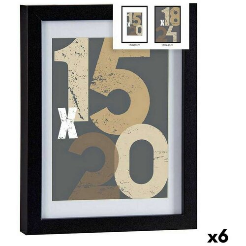  Okvir za sliku 20 5 x 2 5 x 26 5 cm Crna Staklo Drvo MDF (6 kom.) Cijene