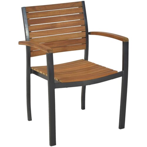 Gardenson Vrtni Stol Santorin, Aluminij, Masivno Slike