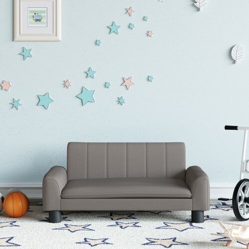 vidaXL Dječja fotelja smeđesiva 70 x 45 x 30 cm od tkanine Cijene