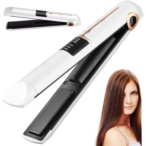 VERK_GROUP VERK GROUP 2v1 akumulatorski prenosni LCD likalnik za lase z Slike