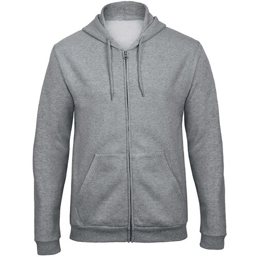  MAJICA DUGI RUKAVI ZIP B&C ID.205 270G SVIJETLO SIVA S Cijene