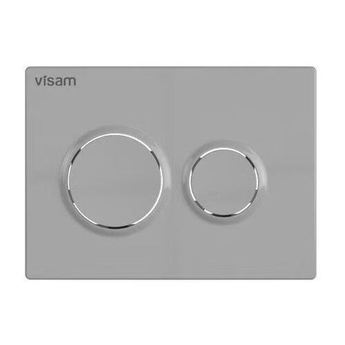 Visam Ploča za vodokotlić SLIM 80 mat chrome OLIMPOS 230-001 Slike