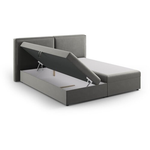 Cosmopolitan Design Siva boxspring postelja s prostorom za shranjevanje 160x200 cm Arendal &amp;ndash; Slike
