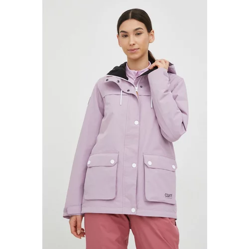 Colourwear Smučarska jakna Ida vijolična barva