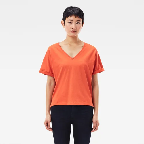 G-star T-shirt - Joosa v-neck tee orange