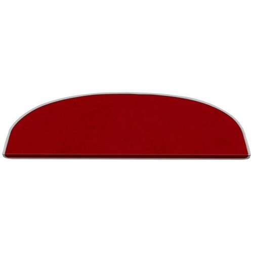 Vitaus Rdeči komplet preprog za stopnice 16 ks 20x65 cm Plain Color &amp;ndash; Slike