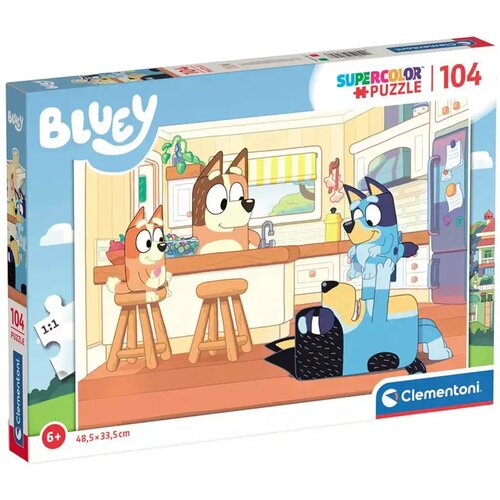 Clementoni Bluey i njegova obitelj 104-dijelni puzzle - Cene