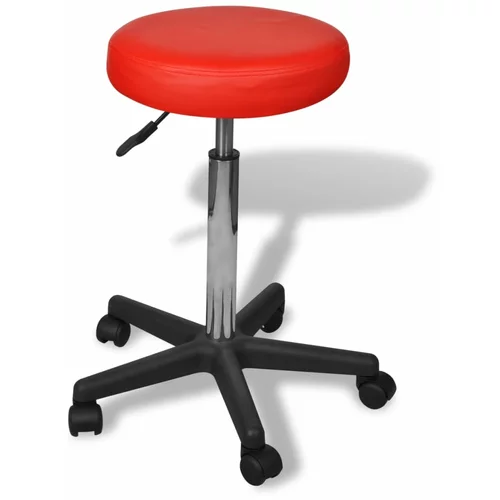vidaXL Pisarniški stol rdeče barve, (20624627)