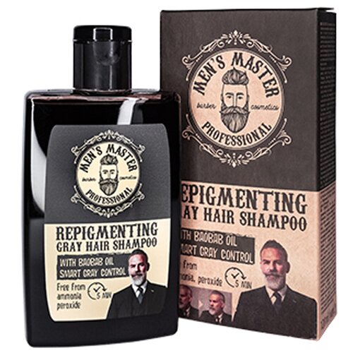 MENS MASTER mm repigmentating shampoo 120ml Slike