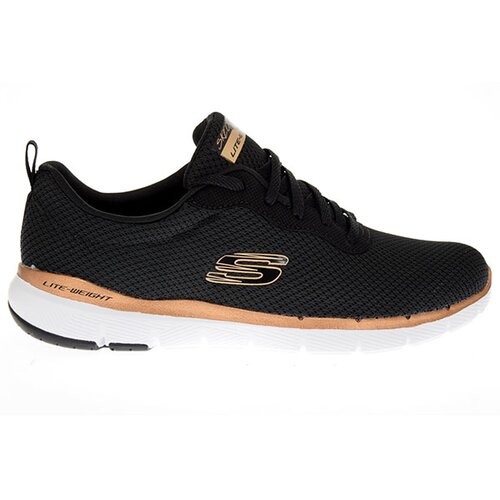 Skechers ženske Nizke superge &amp;#039;Flex Appeal 3.0&amp;#039; bronasta / bela Slike